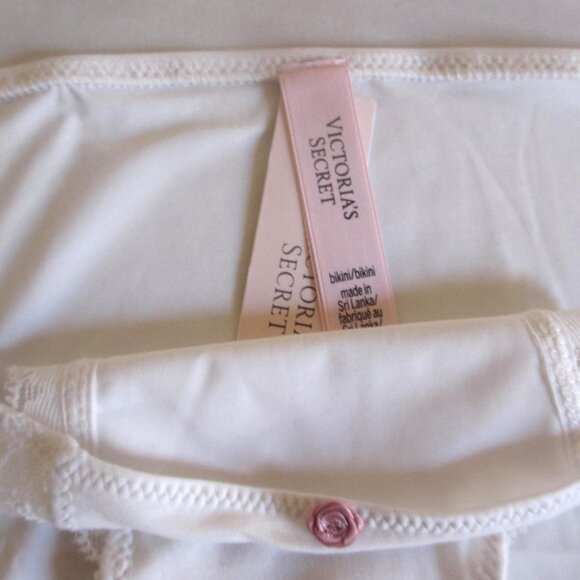 32DDD/M VICTORIA SECRET Dream Angels Unlined Plunge Bra Set String Bikini Panty - Picture 12 of 12